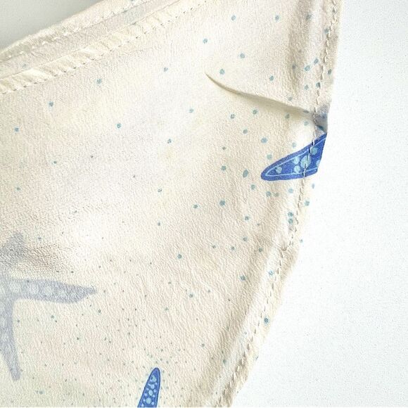 Rixo London Starfish Jane Ruffle-trimmed printed silk-crepe blouse Size Small - Picture 13 of 16